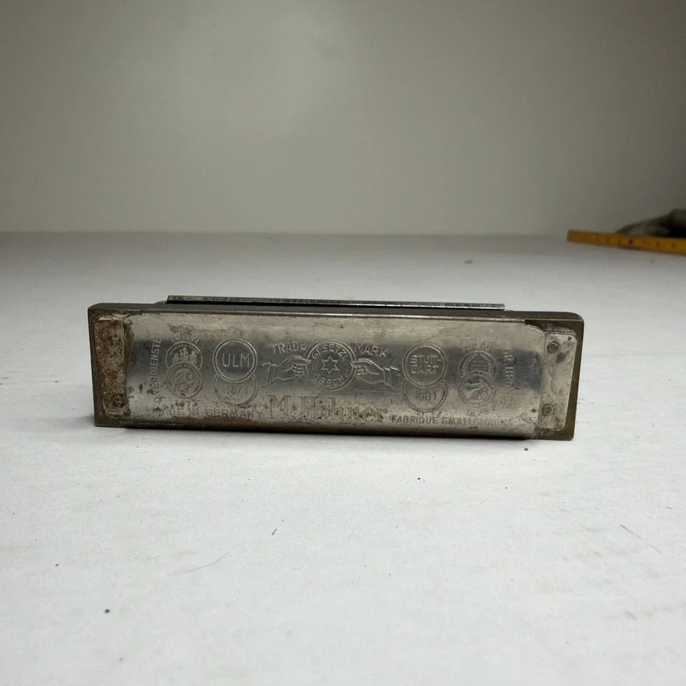Mixed lot 3 vintage harmonicas Hohner International, Koch, Marine Band